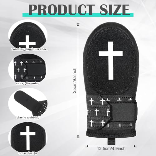 Geyoga Christian Sliding Mitts for Baseball & Softball - Hand and Wrist Protection - Left/Right Hands 