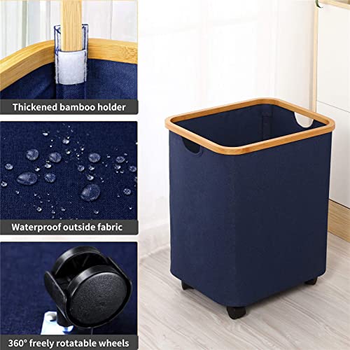 Guofa Large Laundry Hamper With Wheels thumb #3
