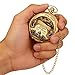 Pocket Watch - Retro Chain Jewelry Accessory | American 250th Fashion Timepiece for Men Women Daily Office Home Travel Wedding Party and Fathers Day Gift