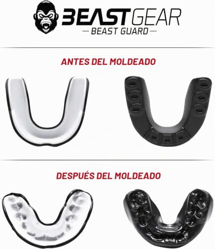 Miniatura 7 de Beast Gear Protector Bucal Boxeo, Rugby, Futbol Americano, Hockey, Mma Y Karate - Accesorios Profesionales Para Protección De La Boca Y Los Dientes