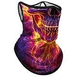 Obacle Neck Gaiter Face Mask Bandana with Ear Loops for Men Women Sun Protection