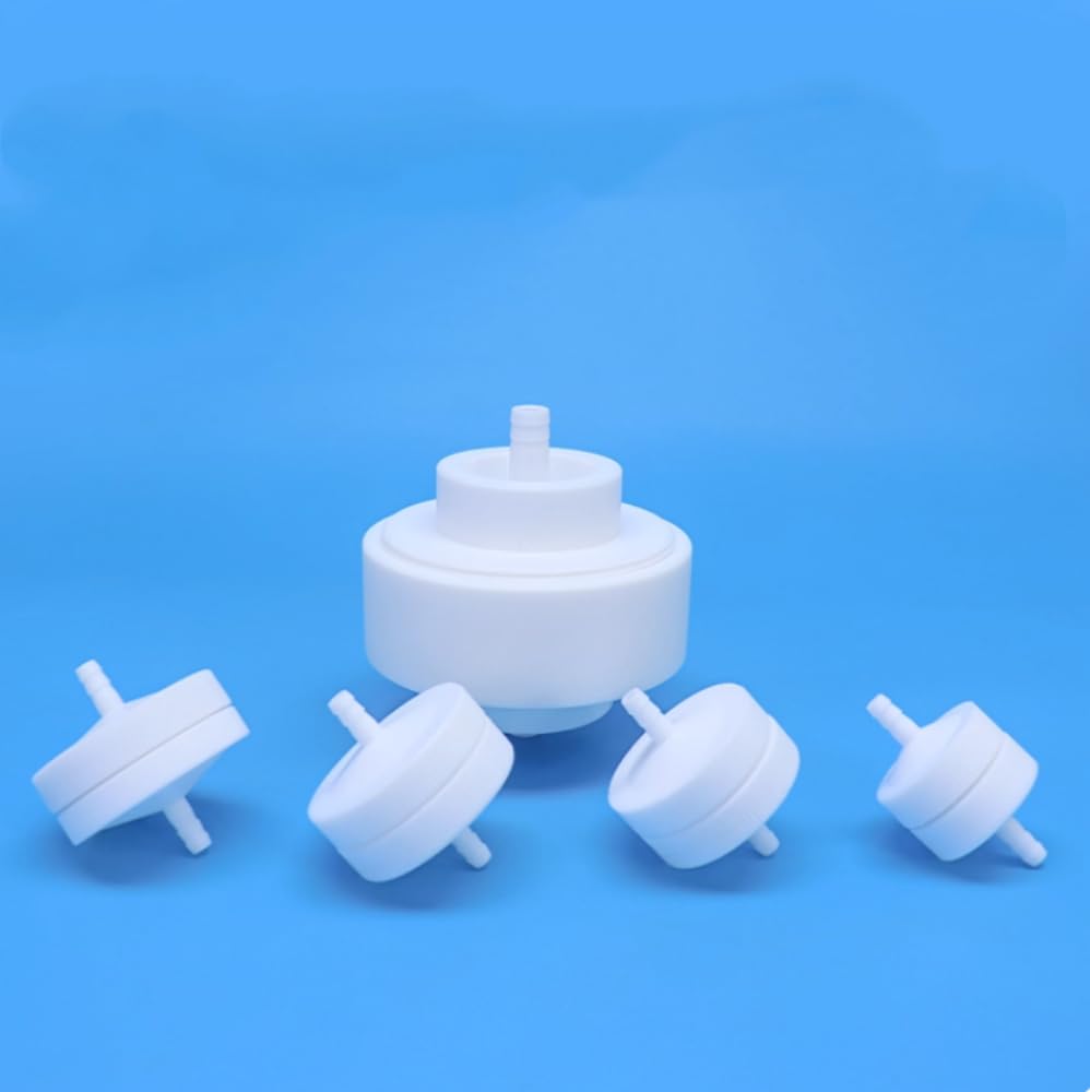 Polytetrafluoroethylene Filter Membrane Clamp, Built-in Rubber Ring Sampling Filter Membrane Clamp for Lab (Φ 90mm)