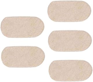 Extiende la vida útil del puente, elegante color amarillo claro, 5 protectores de cuerda de pergamino para puente de violonchelo