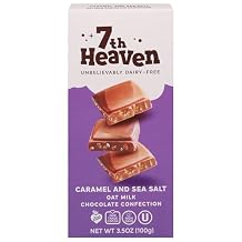 7th Heaven، قطعة شوكولاتة بالكراميل وملح البحر، 3 أونصة