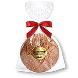 Elisen-Lebkuchen Vegan & Glutenfrei - Natur - 80g - Premium Qualität - Frisch & Saftig! - Vegane Nürnberger Elisenlebkuchen ohne Glasur LEBKUCHEN WELT