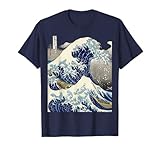 Camiseta de tatuaje japonés vintage Kanagawa The Great Wave Camiseta
