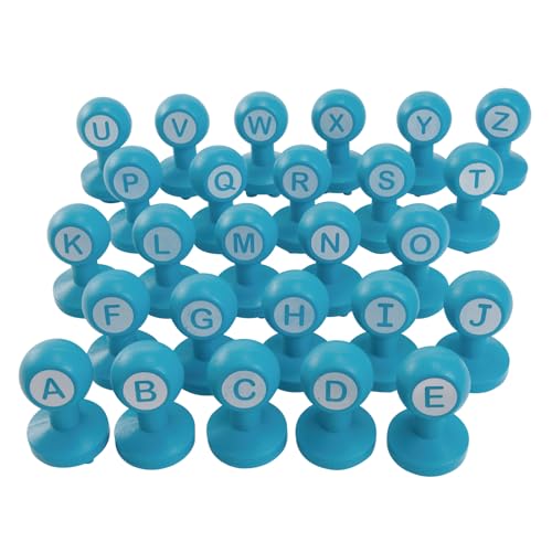Colorations Alphabet Dough Stampers Set, Uppercase Letters – Set of 26 Letter Stamps, Fun ABC Learning Tool for Toddlers, Ideal for Classroom and Home Learning by Colorations - Image 6