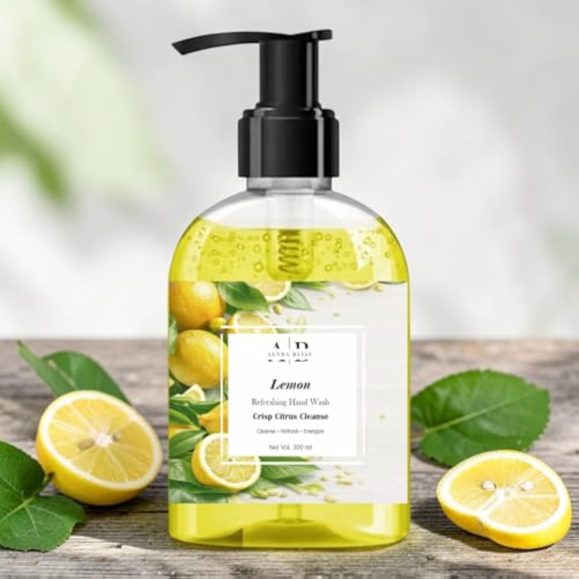Lemon Refreshing Hand Wash, Citrus Liquid Soap Pack of 2
