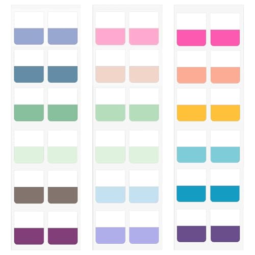 Bild: Hanyousheng 360 St�ck Kleberegisterkarte, Seitenmarker Selbstklebend, Tabs Klebezettel, Haftstreifen, Page Markers zum Markieren Beschriften Klebezettel Tabs f�r B�cher, Tagebuch, Ordner, Dokumente f�r 5,49 EUR (-15%) statt 4,99 EUR bei amazon.de