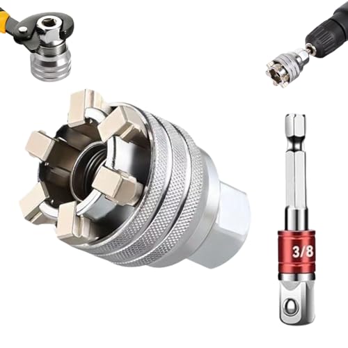 10mm-19mm multifunktionshülse Set,multifunktions-universal-steckschlüsselwerkzeug,universelles wartungswerkzeug,universal steckschlüssel 10-19mm,Adjustable Socket Spanner Sleeve Professional Repair