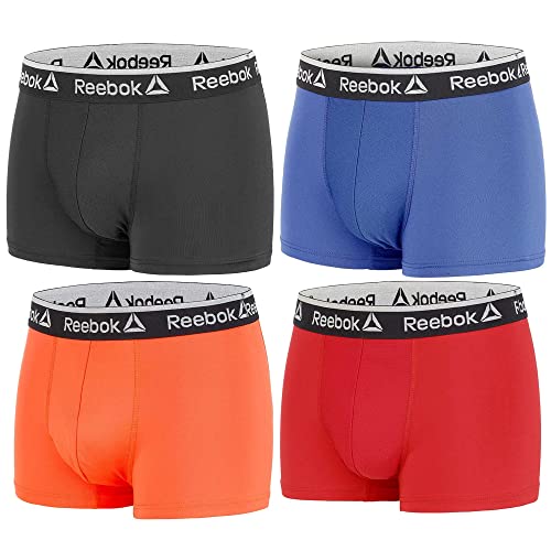 REEBOK S Lote 4 Boxer Calzoncillo Hombre-4 Colores, Pack 4 T743-1