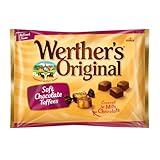 Werther's Original Caramelos Toffee Blandos de Mantequilla y Nata Cubiertos de Chocolate - Formato Ahorro Bolsa 1 kg - Sin Gluten y Aptos para Vegetarianos - Ideales para Picar, Regalar y Compartir