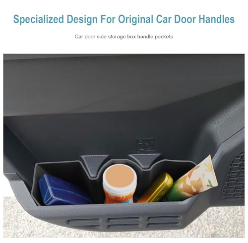 Image of CDEFG 6Pcs for 2025 2026 Toyota Tacoma Side Door Storage Tray Organizer, for 2025-2026 Toyota Tacoma Accessories Front Door & Back Door Handle Pockets Inserts