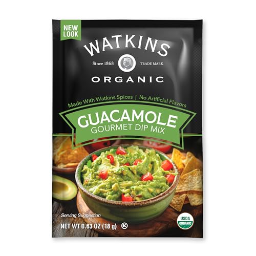 Watkins Organic Gourmet Dip Mix, Guacamole, 0.63 Ounce (Pack of 12) - image 2