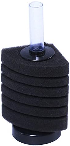 AQUANEAT Sponge Filter, Corner Fish Tank Filter, for Breeding Shrimp Nano Fish Tank (Up to 15Gal)