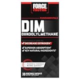 Force Factor DIM Pills to Decrease Estrogen in Men, Diindolylmethane Supplement with Key Natural Ingredients and Superior Absorption, Diindolylmethane 300mg, Works Fast, 30 Capsules