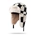 CLAPE Trooper Trapper Hat Warm Winter Hats Hunting Hat with Ear Flaps Aviator Windproof Ski Cap Ushanka Outdoor Hat, Black