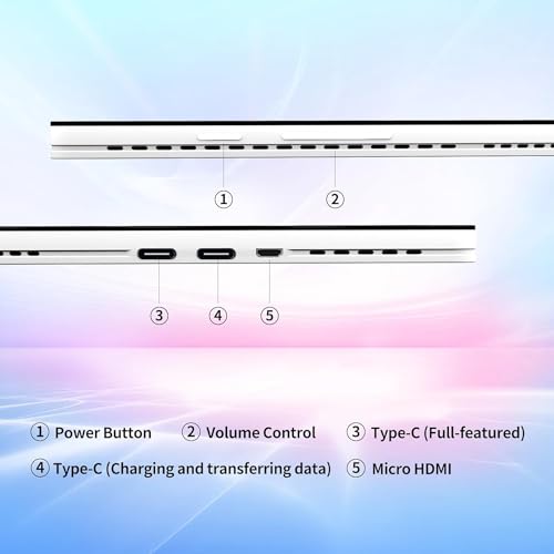 Image of FUNYET 2 in 1 Laptop Touchscreen, 14 Inch Tablet Laptop Computer, 12th Gen N100 Processor, 16GB DDR5 RAM, 512GB SSD, 1920 x 1200, Wi-Fi 6, BT5.2, Backlit Keyboard