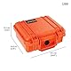 PELI 1200 Koffer zum Schutz Empfindlicher Ausrüsung, IP67 Wasser- und Staubdicht, 4L Volumen, Mit Schaumstoffeinlage (Anpassbar), Orange