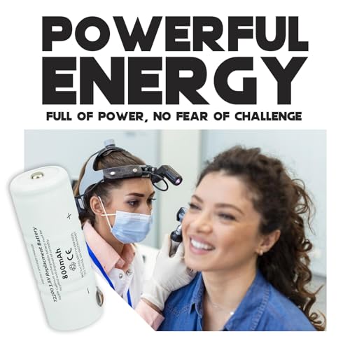 Batería Recargable 3.5V 800mAh para Welch Allyn miniatura 7