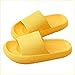 Produktbild Pillow Slides Sandals Ultra-Soft Slippers Extra Soft Cloud Shoes Anti-Slip, Super Soft Home Slippers Non-Slip, Beach Thick Soled Shoes for Women and Men Slides Yellow 38-39