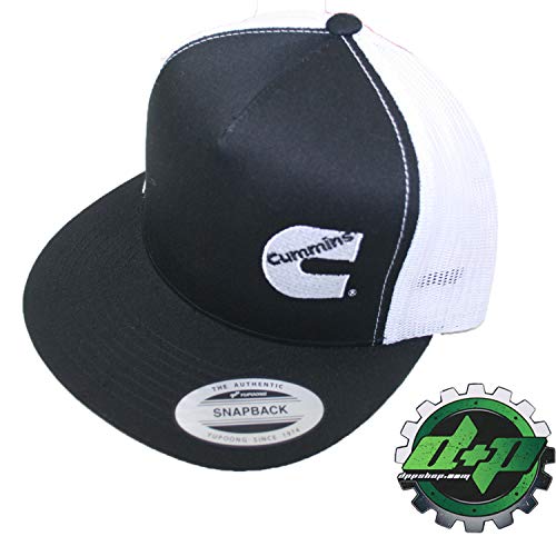 Dodge Cummins Trucker mesh Summer Cummings hat Ball Cap Flat Bill snap Back Base