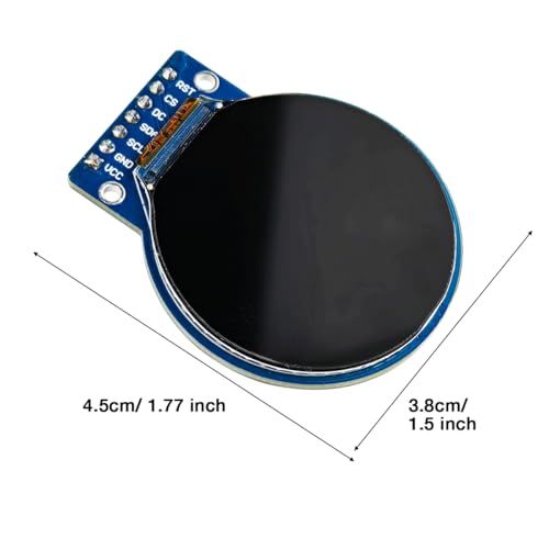 Hosyond 3PCS 1.28 Inch TFT LCD Round Display Screen Module RGB 240 * 240 GC9A01 Driver 4 Wire SPI for Arduino by Hosyond - Image 7