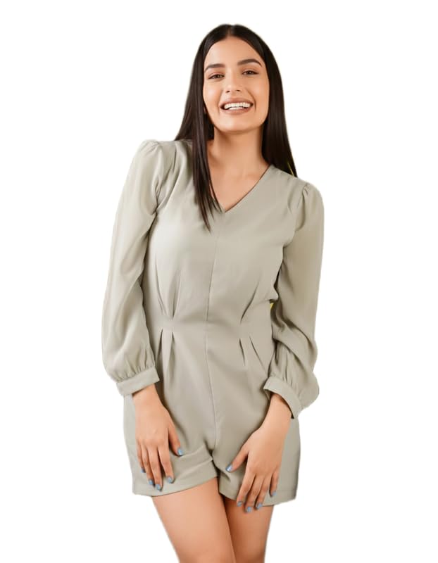 french crown Woman Timberwolf Gray Jumpsuit-picture-10