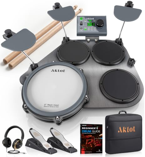 AKLOT Portable Electric Drum Set