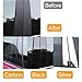 6PCS Gloss Black Pillar Posts Silver Carbon Compatible for Buick Envision 2021 2022 2023 Window Decor Door Side Mouliding Trim Cover(Silver)