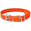 Educator 1-Inch Dog Training Collar Strap – ONLY Fits FE-580, ET-800 & UL-1200 Receivers – NOT Compatible with Mini Educator (ET-300/ET-400) – Durable Biothane Collar, Orange