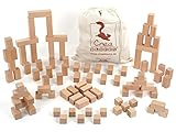 ✅ Holzbausteine aus unbehandeltem Buchenholz aus nachhaltiger Forstwirtschaft