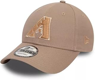 New Era Gorra MLB Patch 9Forty para hombre, color marrón, marrón, Taille unique