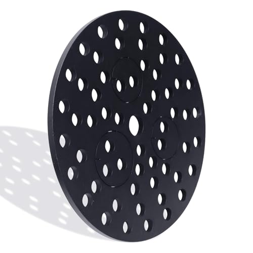 Bueyfolt 7 Inch Cast Iron Drain Cover With Removable Ports