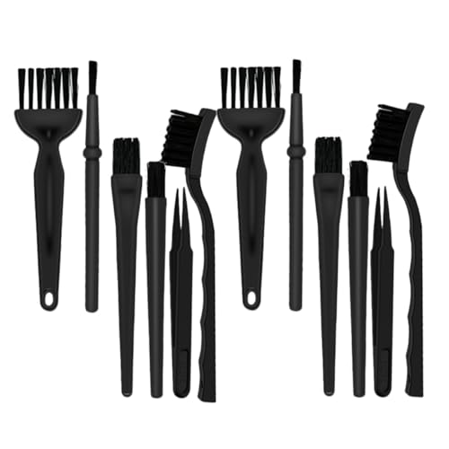 Ipetboom - Ipetboom 12 pièces Kit de Brosses Anti-statiques pour Clavier et Nettoyage Électronique Outils Polyvalents pour PC Ordinateurs Portables et Laboratoires Protection ESD et Design Portable