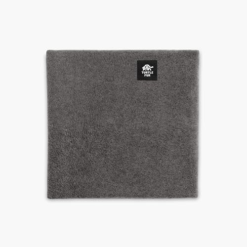 Turtle Fur Kids Double-Layer Neck Warmer - Ultra-Soft, Stretchy Chelonia 150 Fleece Neck Gaiter Made with 100% Recycled Polyester, Ages 3-6, Charcoal