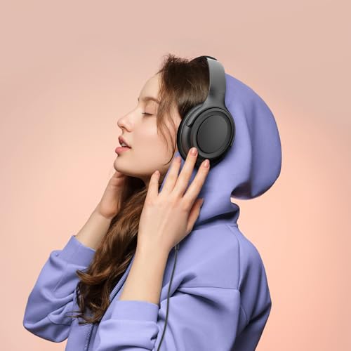 ADOOPE Wired Over-Ear Headphones with USB C Connector, Hi-Fi Stereo Sound, Noise-Isolating Ear Cups, Comfortable Fit for USB C Devices (Black) by ADOOPE - Used condition - Image 7