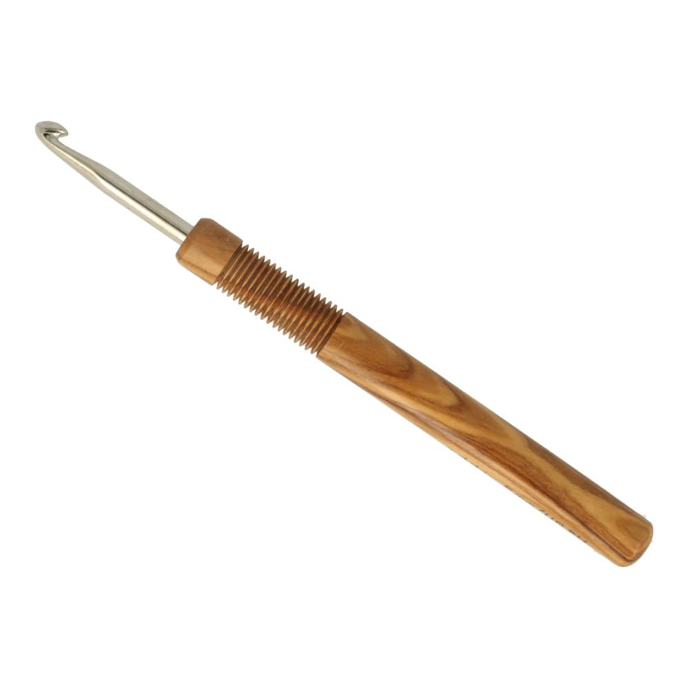 Addi Nature Crochet Hook Olive Wood 15cm 5.00mm - 1pc