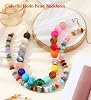 WAINIS 2pcs Colorful Beaded Choker Necklaces for Women Chunky Boho Resin Beads Statement Necklace Summer Handmade Beach Jewelry Gifts Accessories(2C) #5