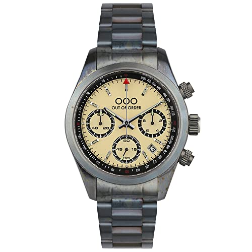 Montre sport Meca-Quartz Out of Order étanche avec date et verre saphir