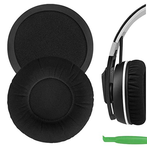 Geekria Comfort Velours-Ersatz-Ohrpolster für Sennheiser Urbanite XL Over-Ear-Kopfhörer, Ohrpolster, Headset-Ohrpolster, Ohrmuscheln, Abdeckung, Reparaturteile (schwarz)