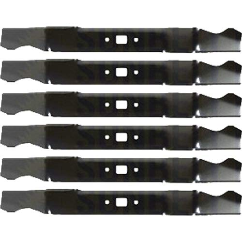 TrueCut Premium Medium Lift Notched XHT Lawn Mower Blade 6-Pack 21" Fits Home Depot 269480