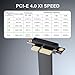 SinLoon PCIe 4.0 X1 Extension Cable 90 Degree PCI-E 1X Male to Female Riser Cable (30CM)