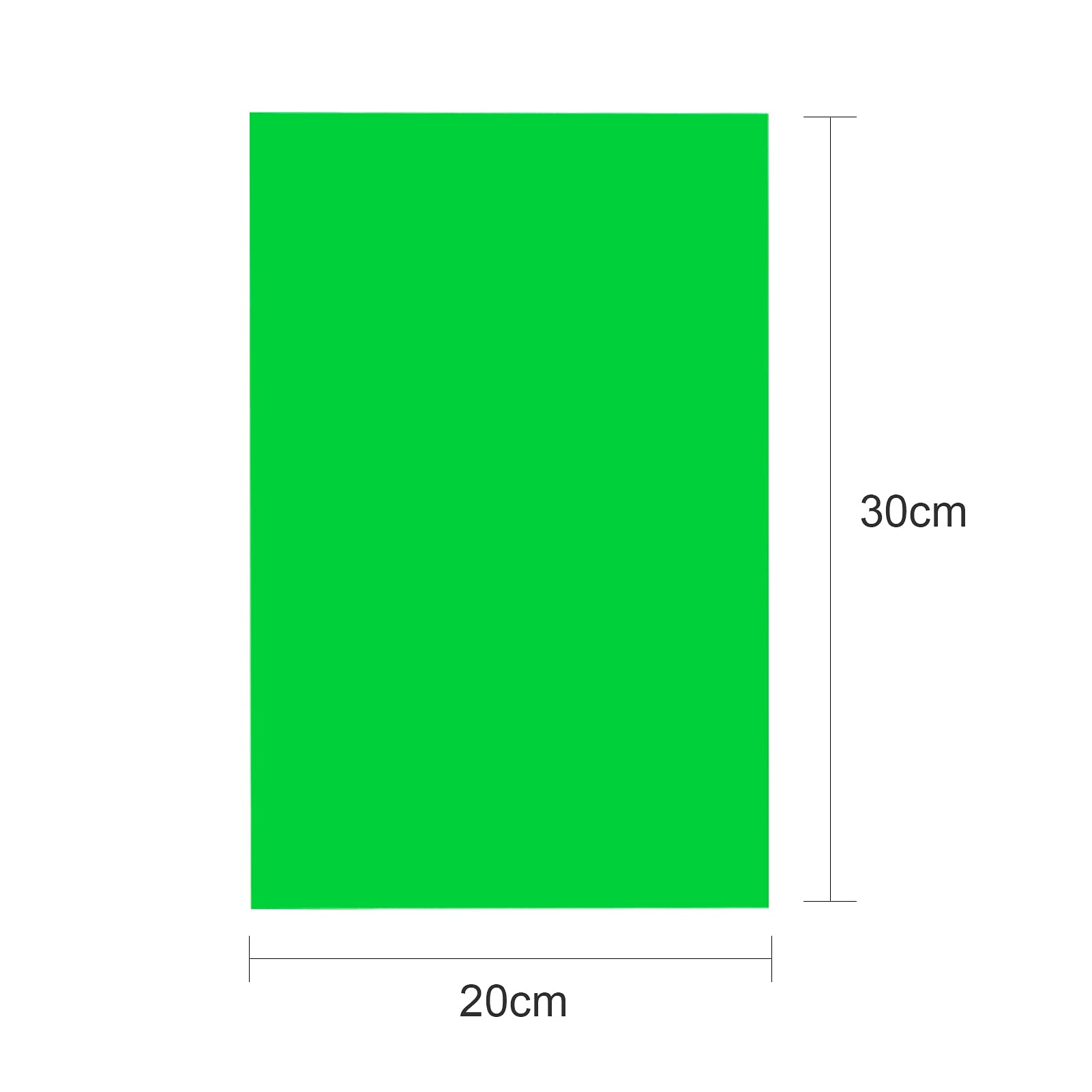 Andoer 9 pellicole colorate in gel da 30 x 20 cm, trasparente, per fotografia fotografica, stroboscopica, luce LED per fari (verde)