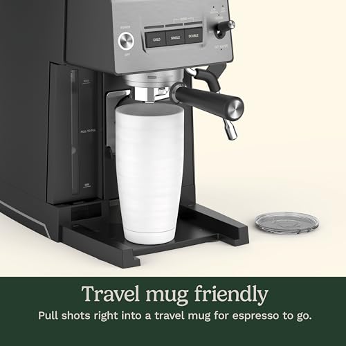 Cuisinart Espresso Bar™ Machine, Espresso Maker with Milk Frother for Latte, Cappuccino, Cold Extraction Feature, 20 Bar, 48oz Removable Water Tank, Cup Warmer, Silver & Black (EM-320C) by Cuisinart - Image 5