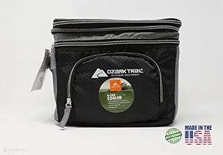 Ozark Trail 6 Can Cooler with Expandable Top (Black)