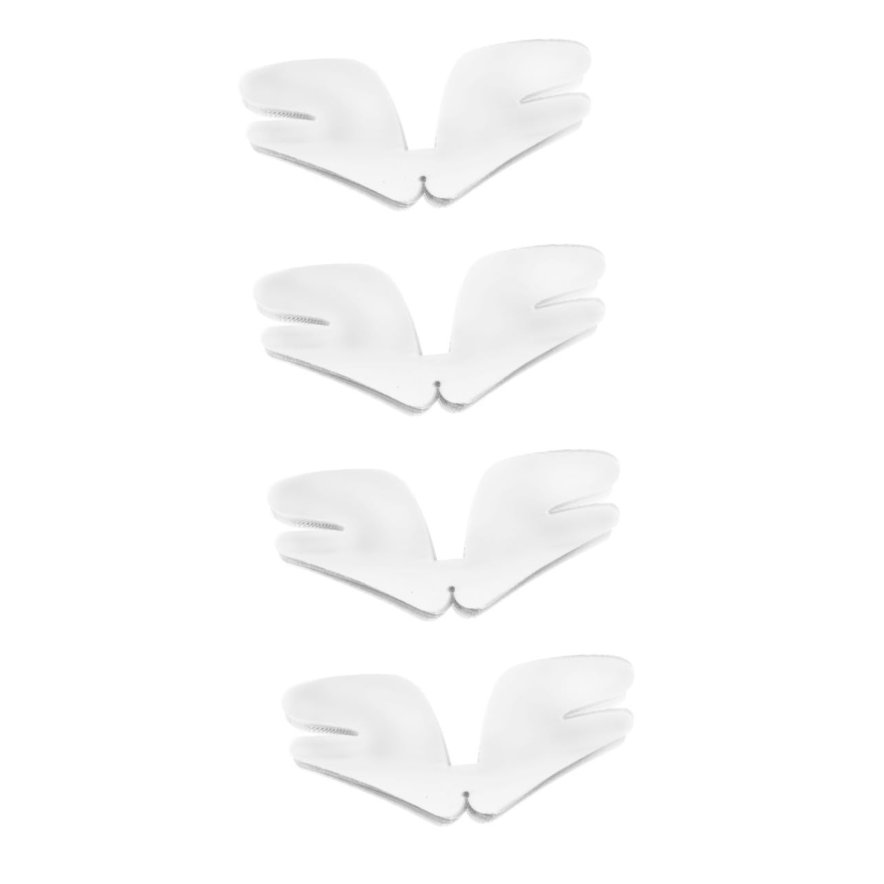 VALICLUD Collarín De Plástico Botones De Camisa Para Hombres Refuerzos De Cuello De Camisa Refuerzo De Tela Collar Se Queda Hombres Collares Para Mujer El Plastico