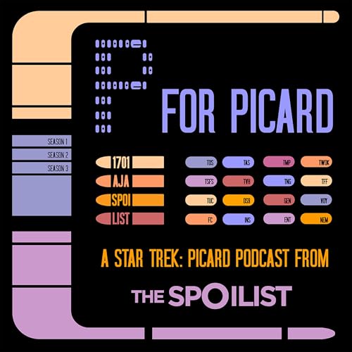 P for Picard Podcast Por The Spoilist arte de portada