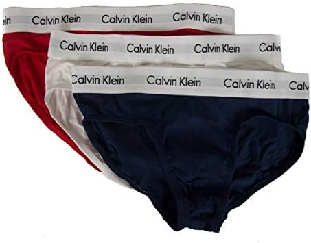 Calvin Klein Męskie majtki hipsterskie, 3 sztuki, bawełna stretch