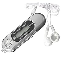Milisten 4GB Mp3 Player Portable Digital Lossless Music Player for Walking Running LCD Screen Digital MP3 Player USB Flash Drive with Radio/MIC/ 3. 5mm Audio Jack